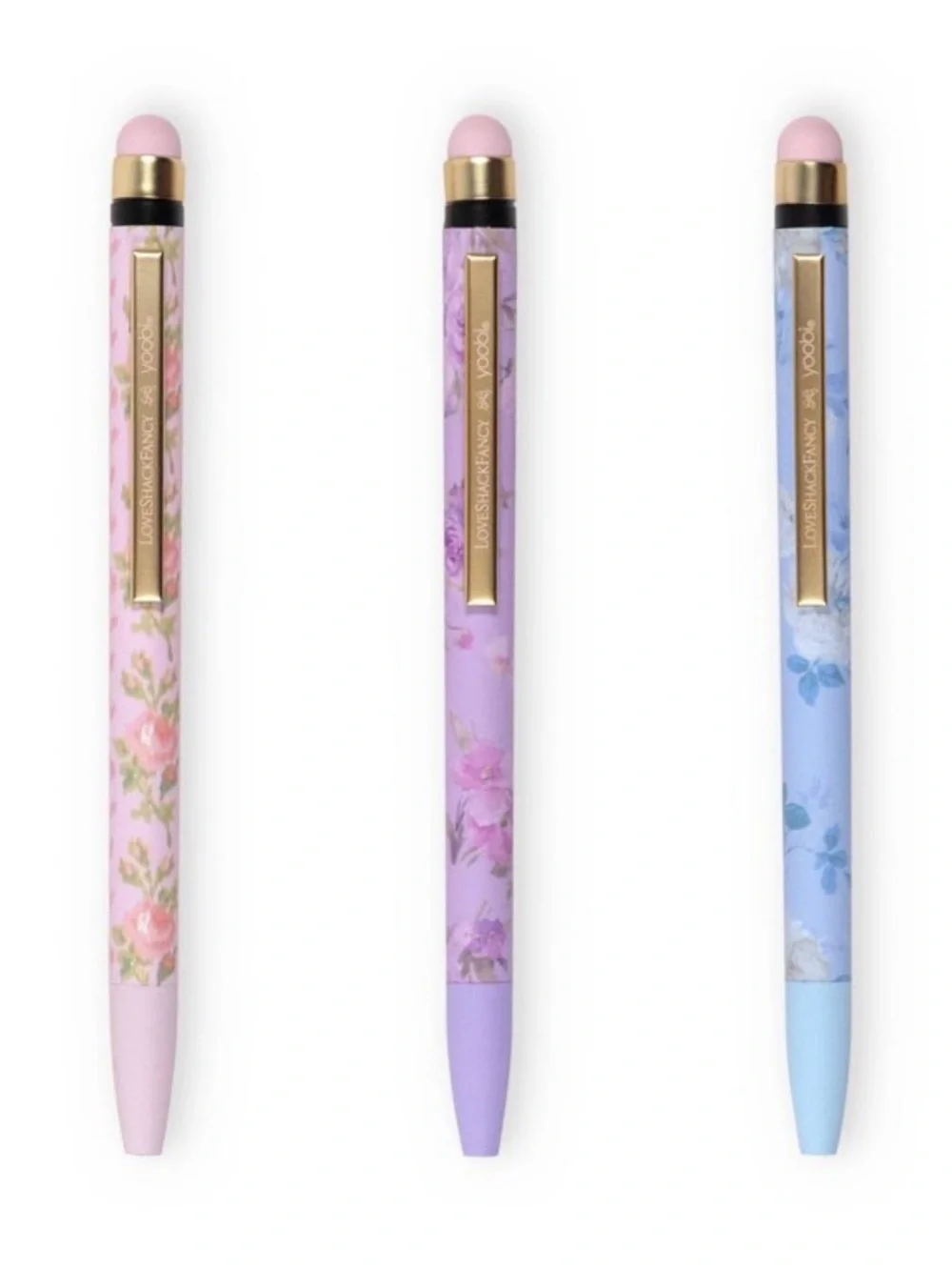 LoveShackFancy x Target- Yoobi 3pk Stylus Ballpoint Pens